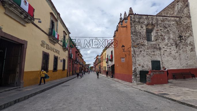 Viva Mexico, San Miguel de Allende, Mexico, street