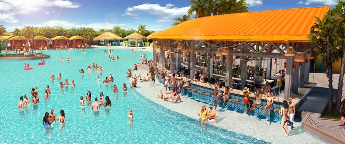Calypso Lagoon Portal Swings Bar.