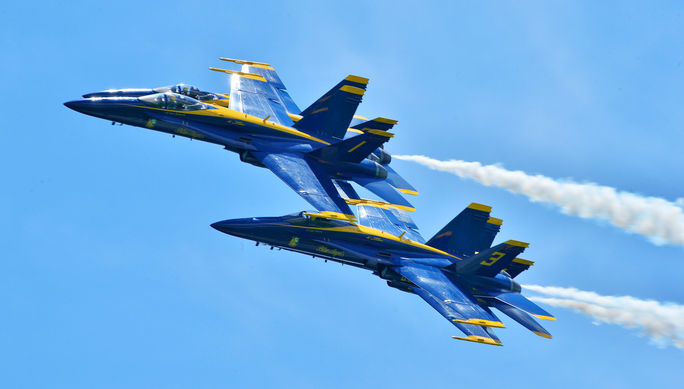 The Blue Angels perform at the Pensacola Beach Air Show Blue Angels, Pensacola, Air show