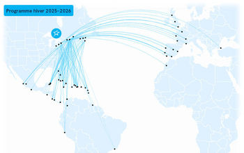 New transat route map 2025
