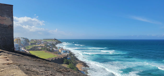 Old San Juan, San Juan, Puerto Rico, american territories, Caribbean ocean, caribbean cruise ports, castillo san cristobal, national historic sites