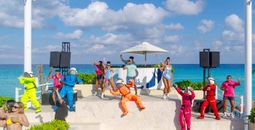 Entertainment at Oasis Beach Club