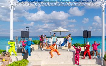 Entertainment at Oasis Beach Club