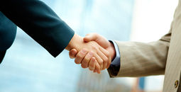 businessmen shaking hands