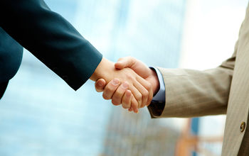 businessmen shaking hands