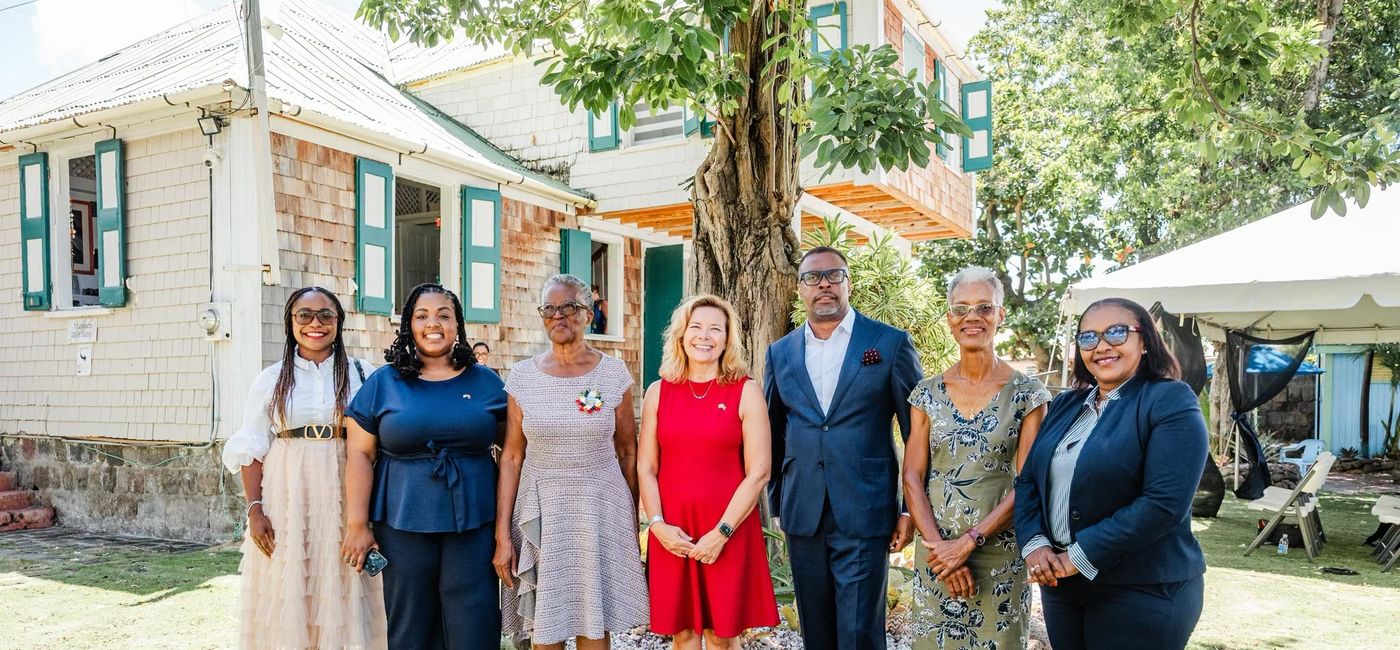 Image: Premier of Nevis, Hon. Mark Brantley and Nevis Tourism Authority (Photo Credit: Nevis Tourism Authority)