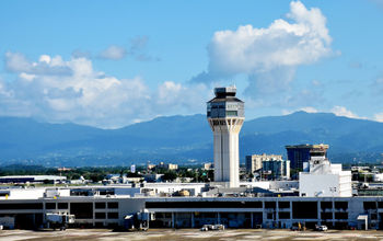 Luis Muñoz Marín International Airport in San Juan, Puerto Rico