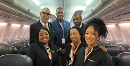 Sunwing Black History Month flight crew