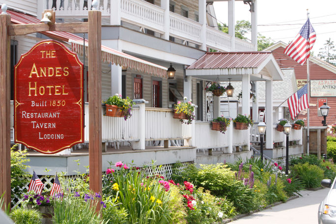 The Andes Hotel in Andes, New York. The Andes Hotel in Andes, New York.