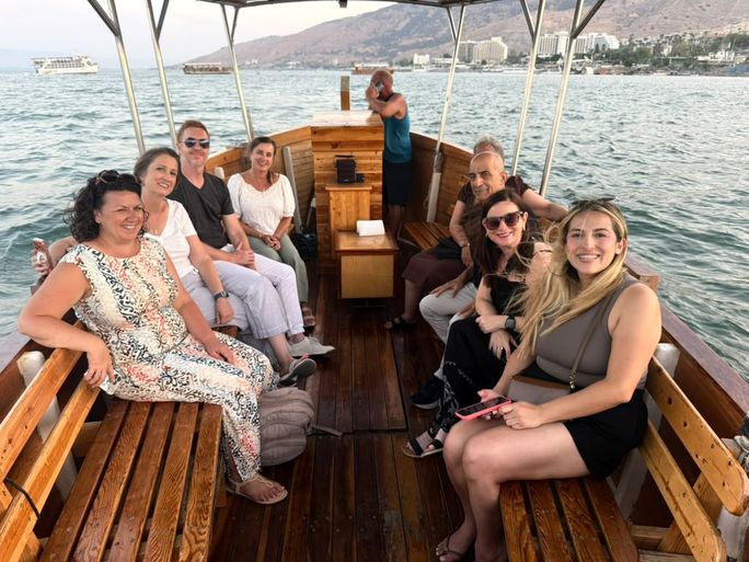 Travel advisors visited Israel in August. Travel advisors visited Israel in August.