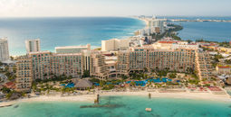 Aerial view of the Grand Fiesta Americana Coral Beach