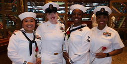 Carnival Cruise Line honored military women during its inaugural Fleet Week in Miami, Florida. 