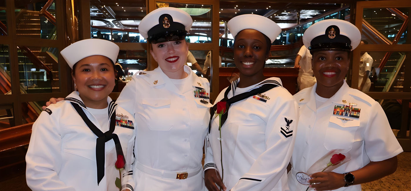 Image: Carnival Cruise Line honored military women during its inaugural Fleet Week in Miami, Florida.  (Photo Credit: Carnival Cruise Line)