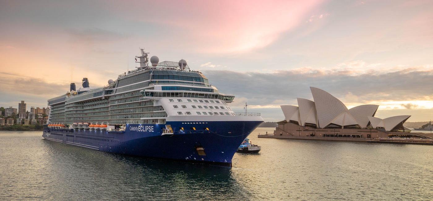 Image: Celebrity Eclipse in Sydney (Photo Credit: Celebrity Eclipse à Sydney)