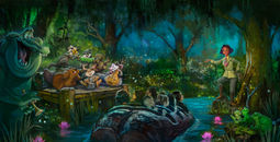Tiana's Bayou Adventure Rendering