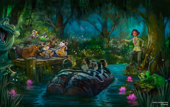 Tiana's Bayou Adventure Rendering
