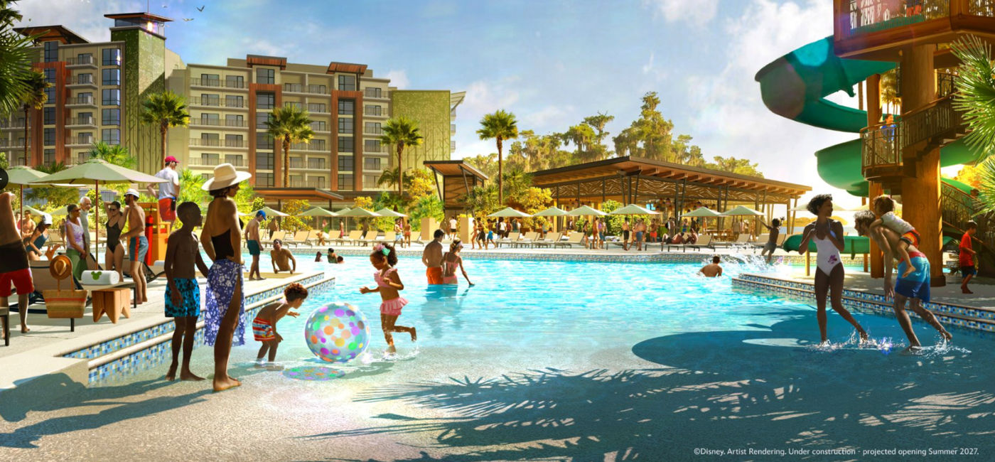 Image: Artist rendering of The Wetlands at Disney Lakeshore Lodge. (Photo Credit: Disney Parks)