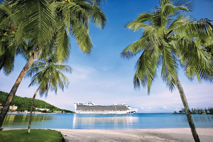 Caribbean Princess in Ocho Rios, Jamaica. Caribbean Princess in Ocho Rios, Jamaica.
