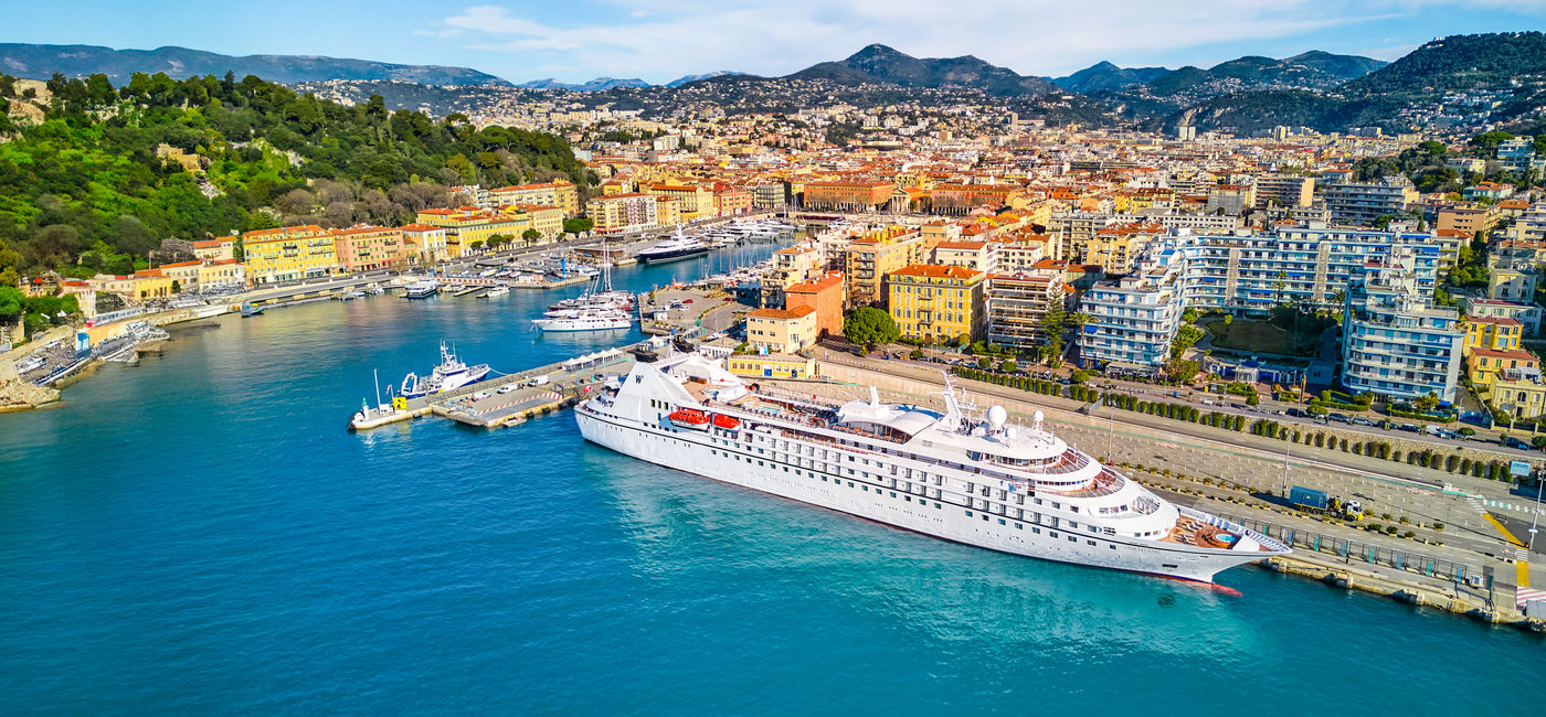 Image: The Star Legend in Nice. (Photo Credit: Windstar Cruises) Windstar Cruises New Promo