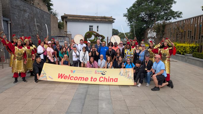 Century Cruises fam trip 2025 group shot Century Cruises fam trip 2025 group shot