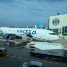 United Airlines, plane, travel,