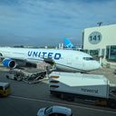 United Airlines, plane, travel,