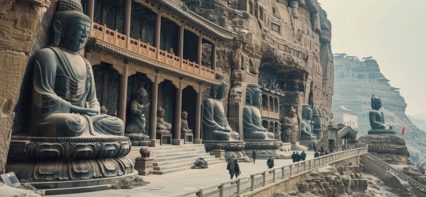 Image: Yungang Buddhist Grottoes in China. (Photo Credit: mogamju / Adobe Stock)