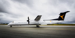 A PAL Airlines Dash 8 Q400 aircraft.