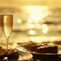 romance travel, luxury, beach, Champagne