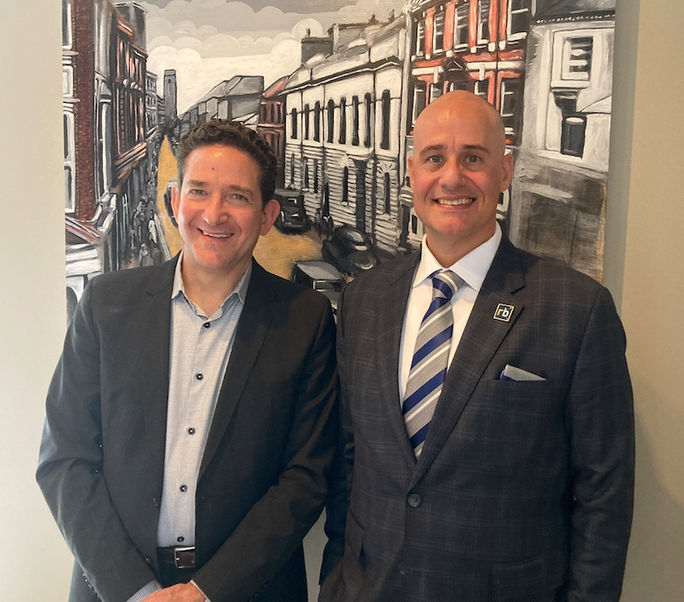 Cris David, VP Sales Canada and Frank Marini, President & CEO, Railbookers