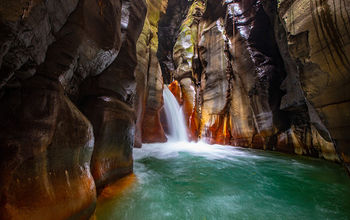 The famous blue river adventure park in Guanacaste