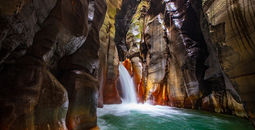 The famous blue river adventure park in Guanacaste