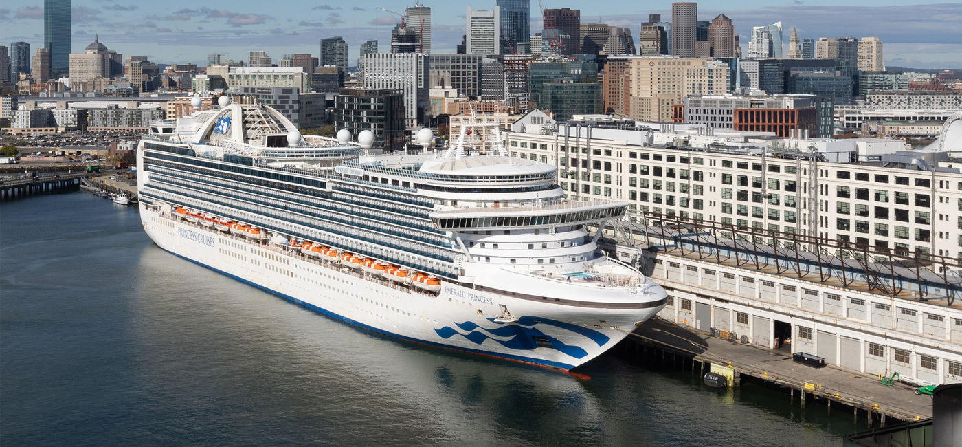 Image: The Emerald Princess arrives in Boston. (Photo Credit: Professional Event Images)