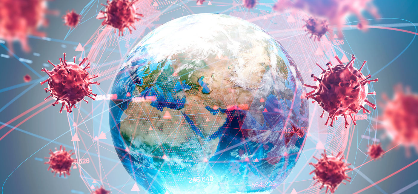 Image: COVID-19, the coronavirus global pandemic illustration. (Photo via iStock/Getty Images Plus/ismagilov)