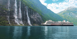 Holland America Line’s Koningsdam in Geiranger, Norway.
