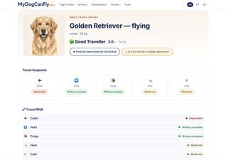 MyDogCanFly.com’s breed reports