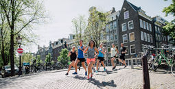Contiki, run club, fitness travel, amsterdam, fitness tours, wellness tours, run club tours