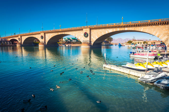 London Bridge in Lake Havasu City, Arizona London Bridge in Lake Havasu City, Arizona