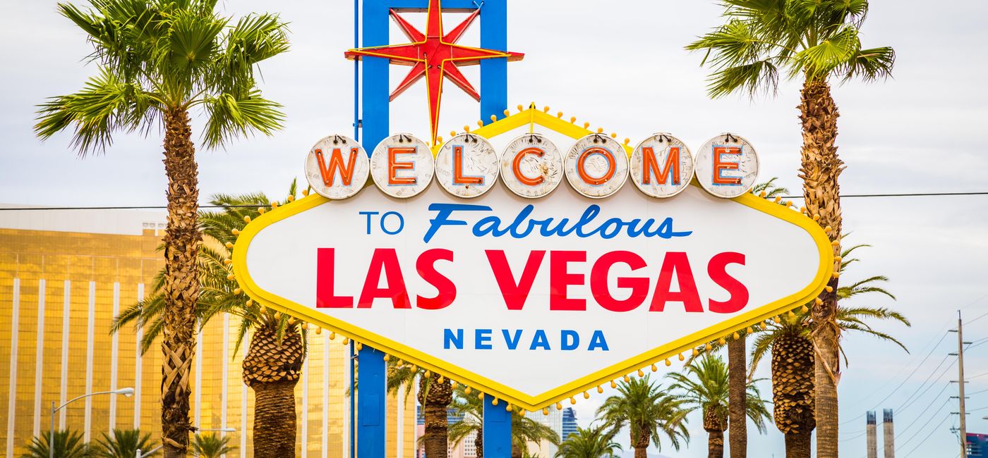 Image: Welcome to Las Vegas sign. (Photo via iStock / Getty Images Plus bluejayphoto)