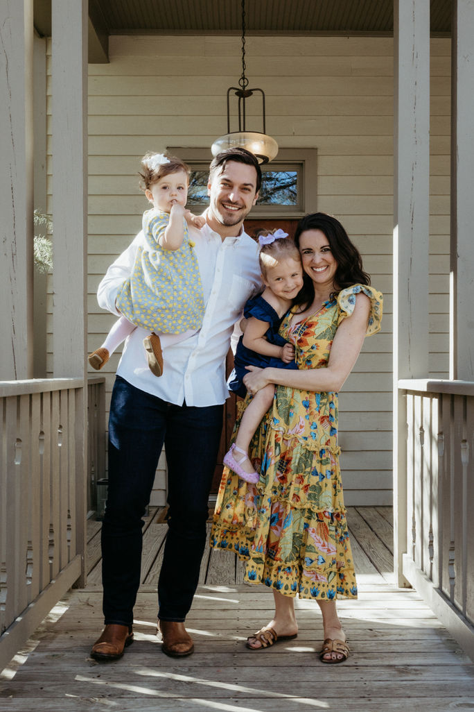 Jeremy Sulek and his family