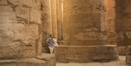 Egypt, egyptian ruins, romance travel, couple, travelers, egyptian tourism authority