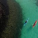 Kayaking in the clear waters off Loreto, Baja California Sur