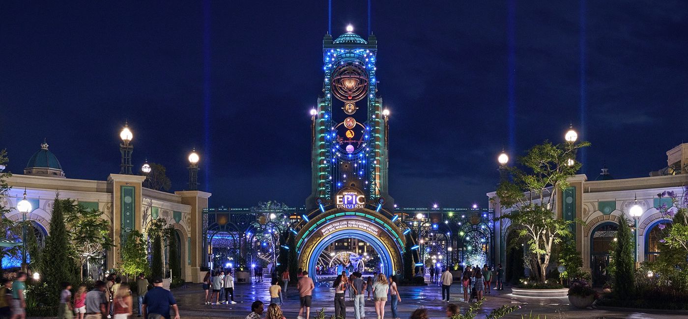 Image: Universal Nights at Universal Epic Universe. (Photo Credit: Universal Studios Media)