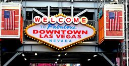 Downtown Las Vegas from Slotzilla platform 