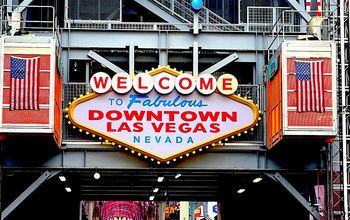 Downtown Las Vegas from Slotzilla platform 