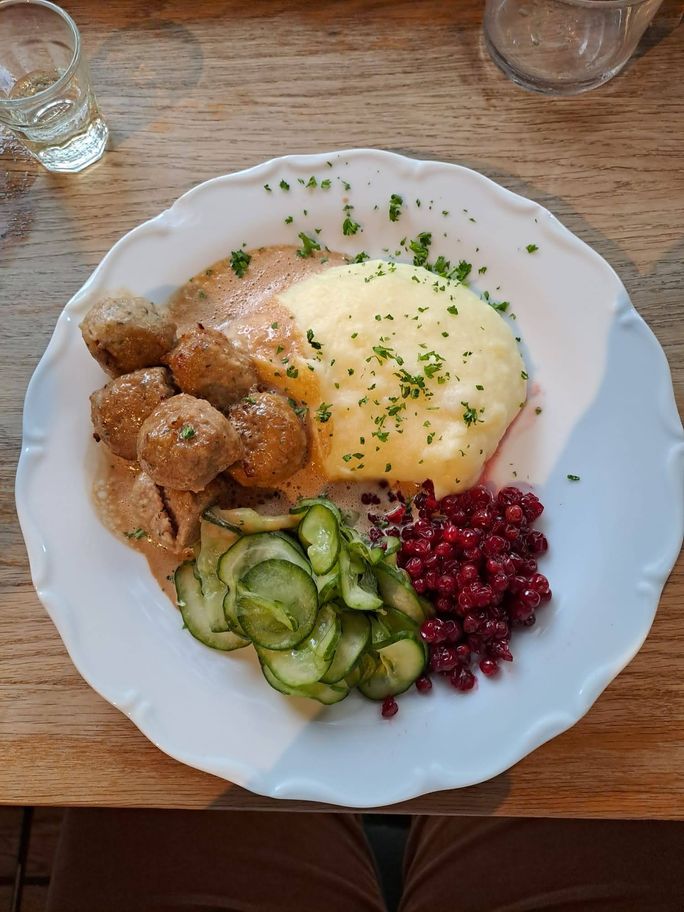 Schweden, Stockholm, Schwedische Fleischbällchen 