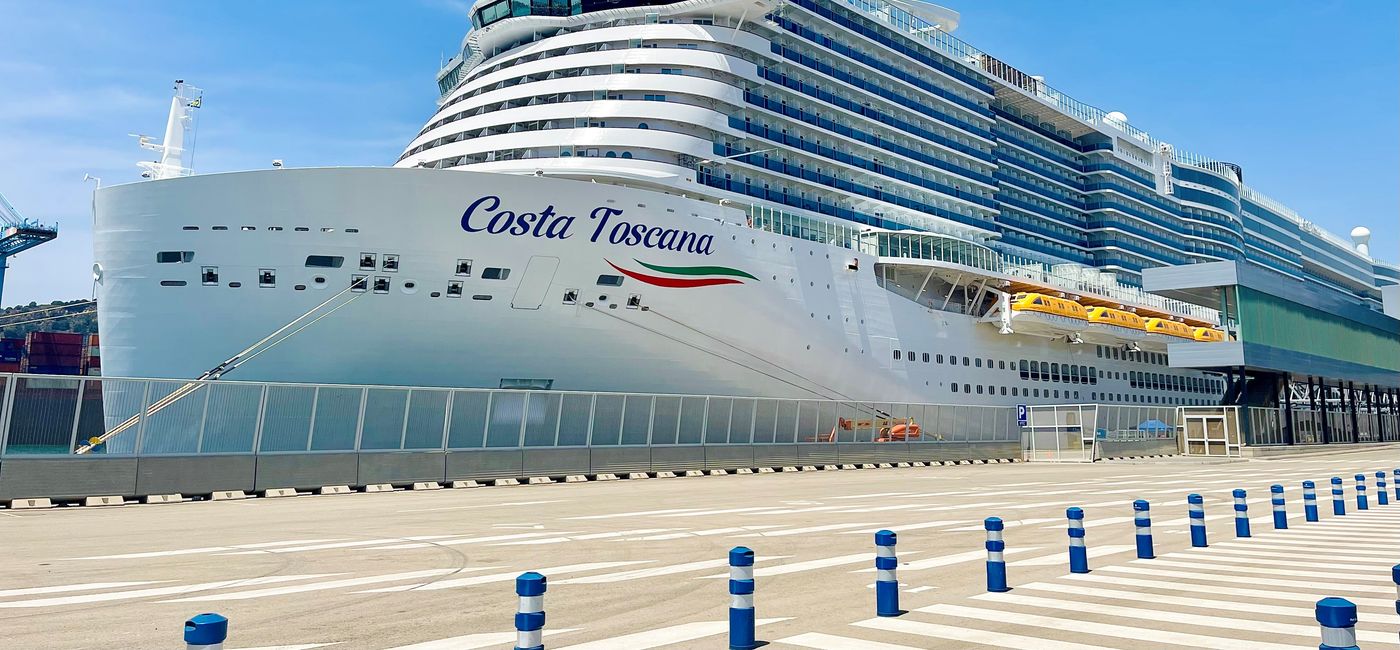 Image: Costa Cruises' Costa Toscana. (photo via Codie Liermann)