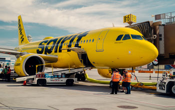 Spirit Airlines, budget airlines, airplane, spirit airplane, yellow airplane