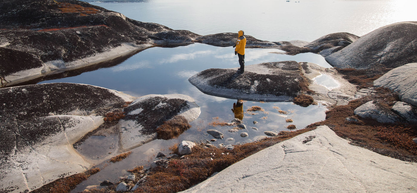 Image: Passengers hiking West Greenland (Photo Credit: Quark Expeditions)