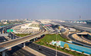 View of Dubai International Airport